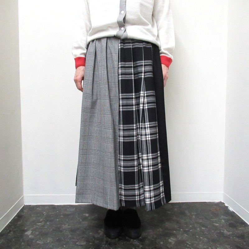 Vent d'oest  タータンチェックスカート /BK系19 【日本製】